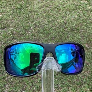 Costa Black Sunglasses with Blue Lenses